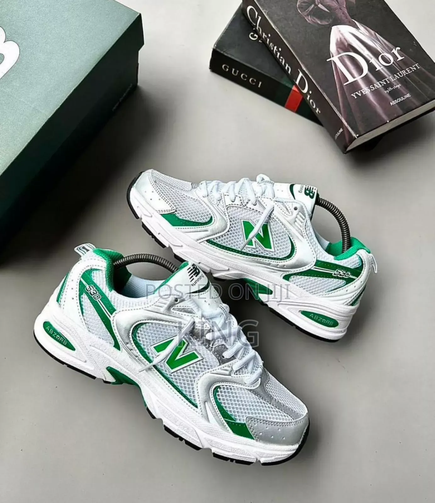 New Balance 530 White Nightwatch Green Men's
