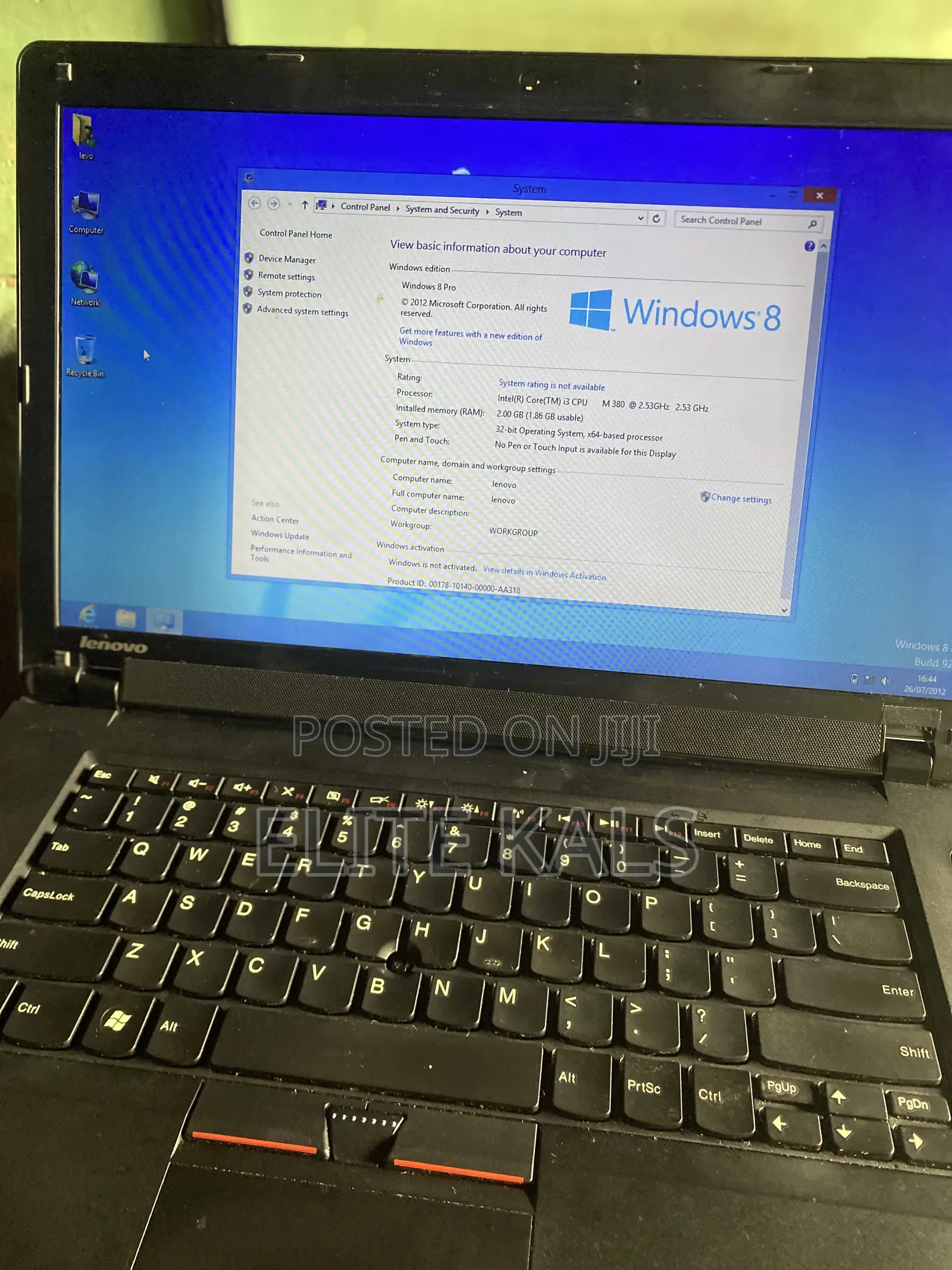 Laptop Lenovo ThinkPad L520 4GB Intel Core i5 HDD 320GB