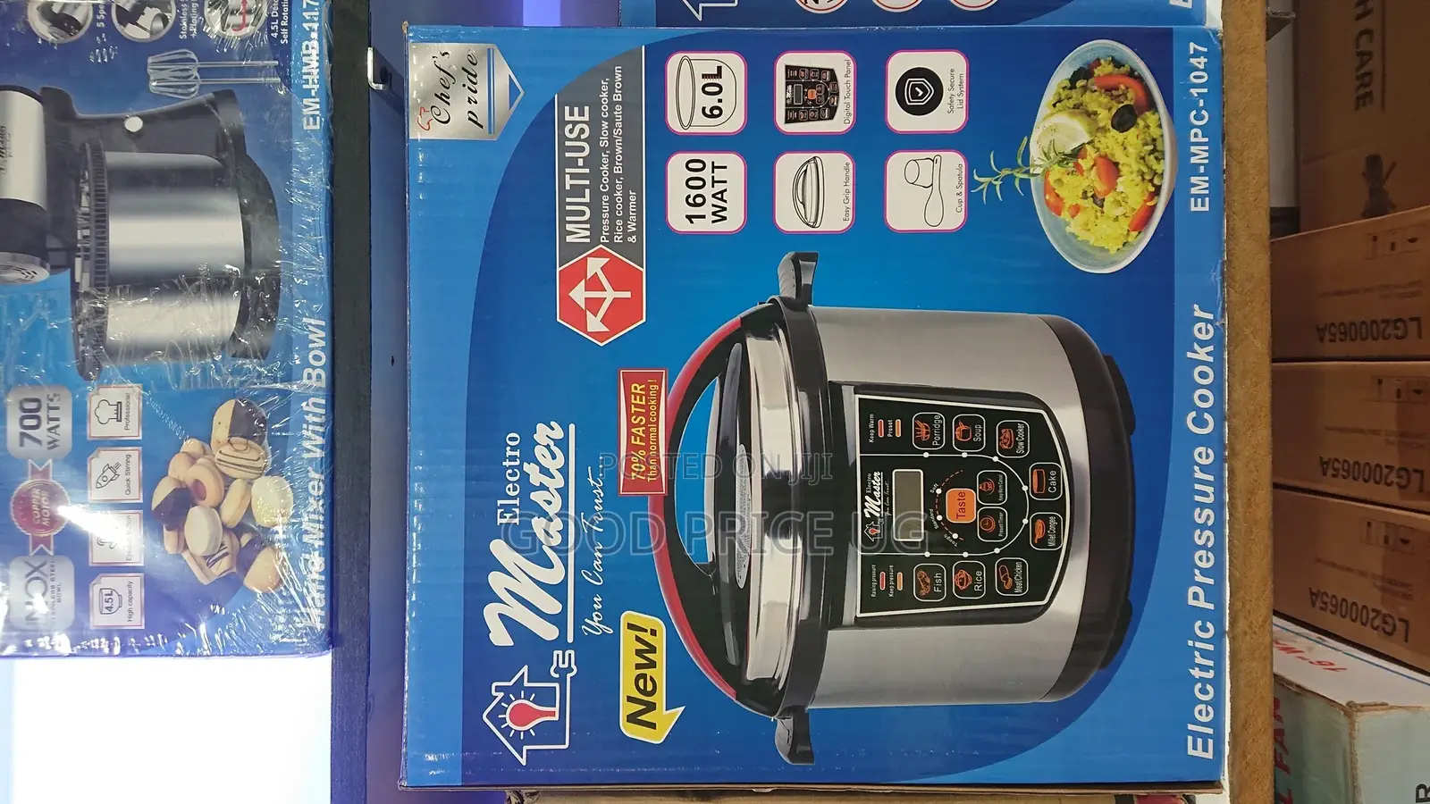 Electro Master Electric Pressure Cooker 6L
