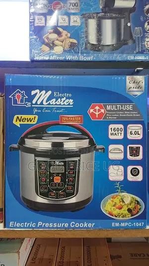 Electro Master Electric Pressure Cooker 6L