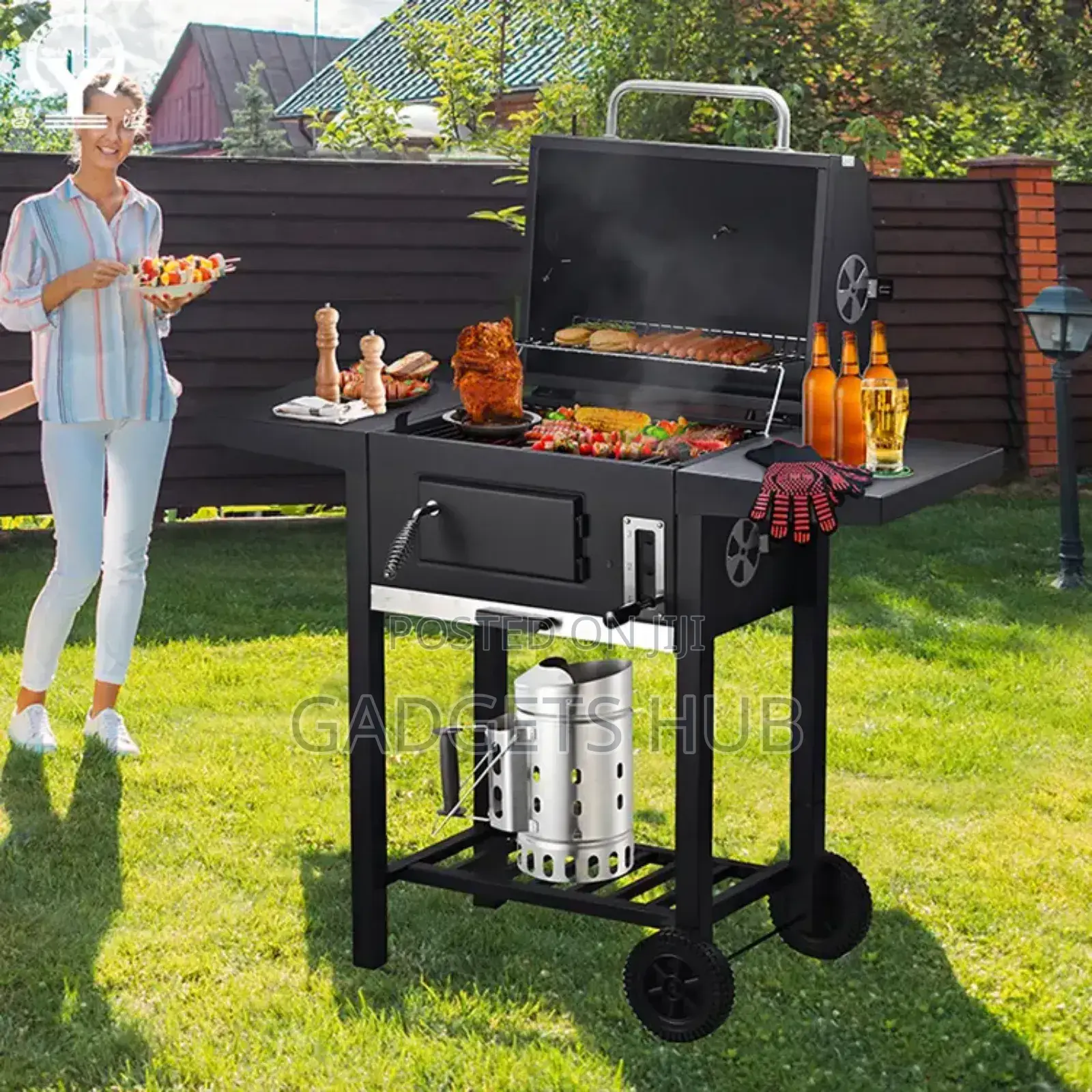 Barbecue Charcoal Grill Garden Cooking BBQ Grills Outdoor
