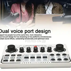 X50 Sound Card,15 Kinds of Mixer Sound Effects
1 Click Mute