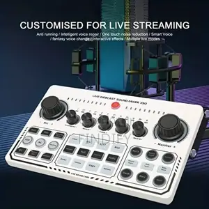 X50 Sound Card,15 Kinds of Mixer Sound Effects
1 Click Mute