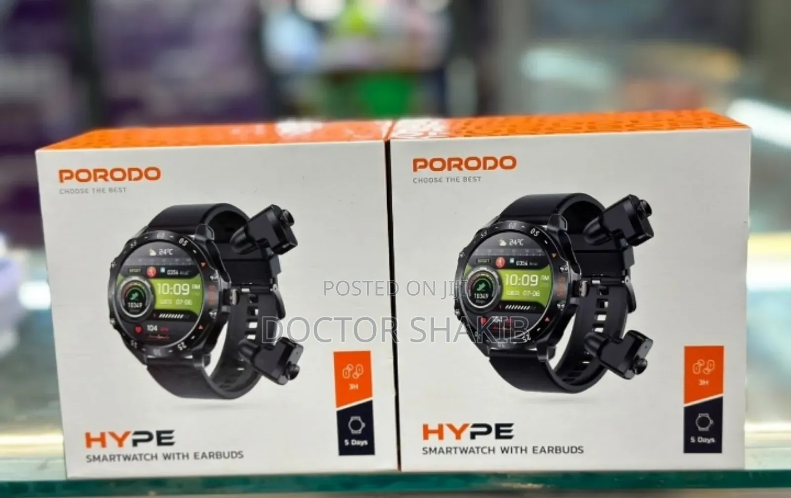 New Unique Porodo Hype Watch With Earbuds