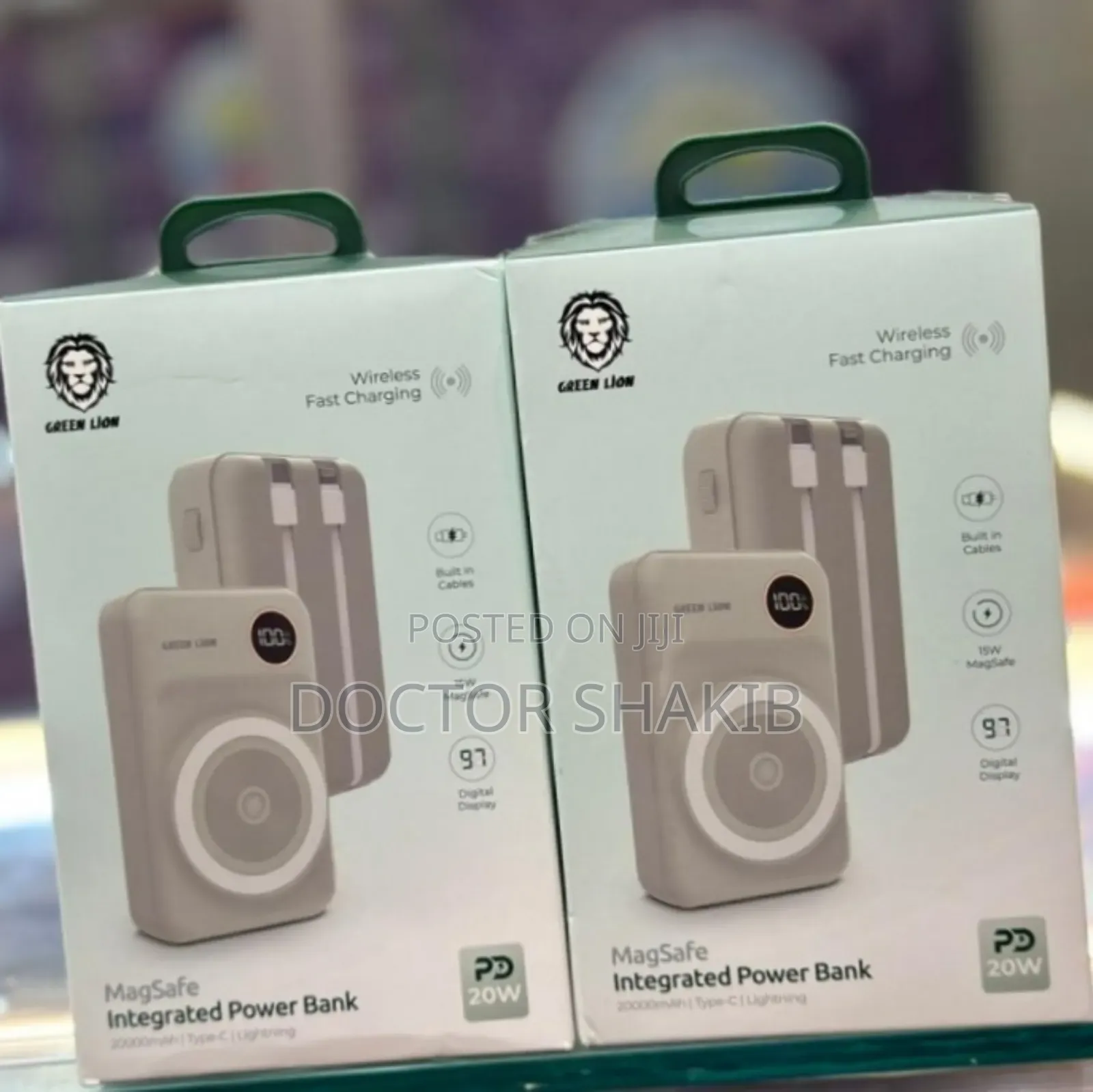 New Quality Green Lion Integrated Power Bank.