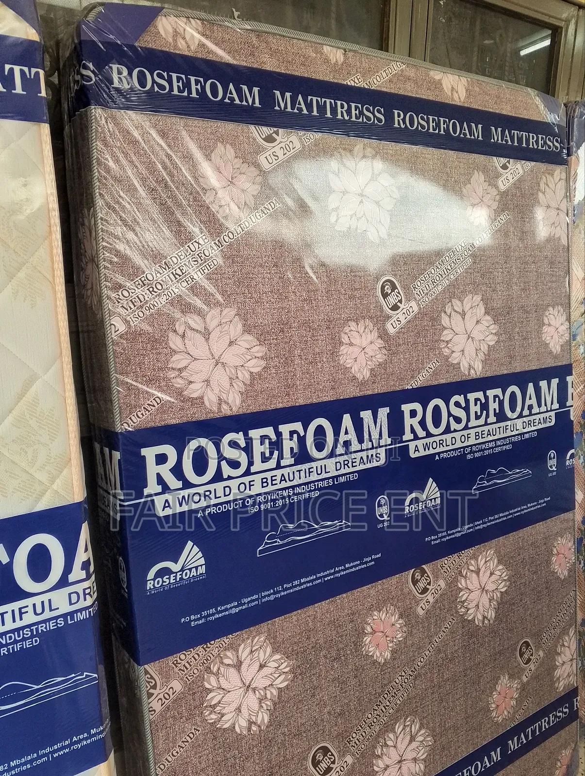 Super Density Deluxe Mattress. 4x6 X6inches( Brown)