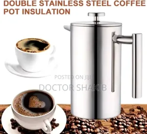 Brand New Double Stainless Steel Coffee Insulation Pot