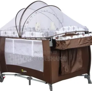 High Quality Foldable Baby Cribs Bed With a Net