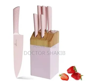 High Quality Pink Knives Set