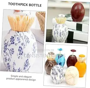 Egg Shaped Automatic Toothpick Holder