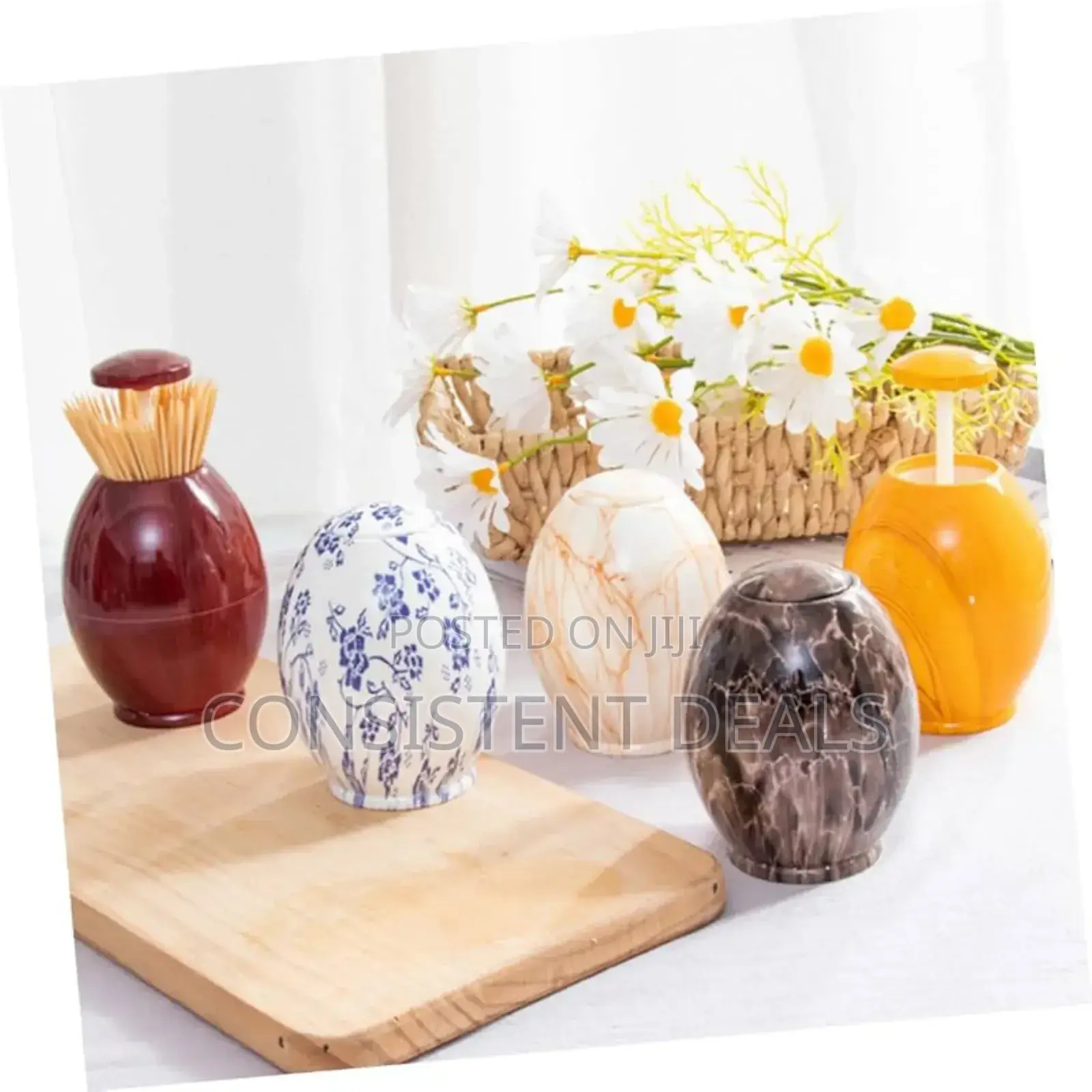 Generic Hand Press Toothpick Holder Dispenser