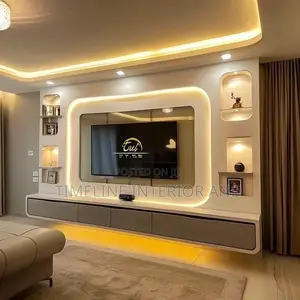 Professional Gypsum Ceilings and a Television Unit