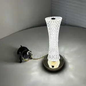 Luxury Home Deco 3color Temp Touch Sensor Led Crystal Lamp
