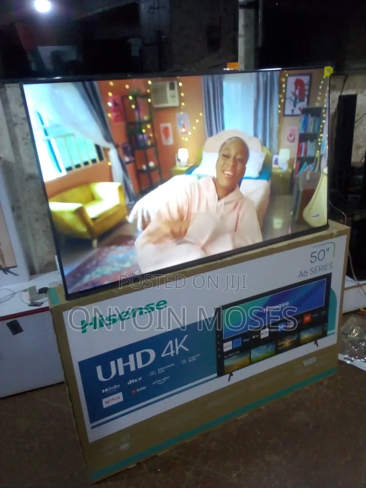 50 Inches Hisense Uhd Smart Tv With Inbuilt Decoder