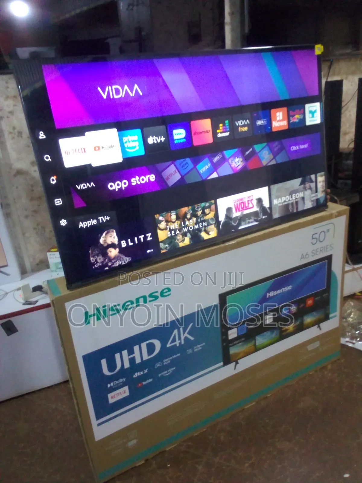 50 Inches Hisense Uhd Smart Tv With Inbuilt Decoder