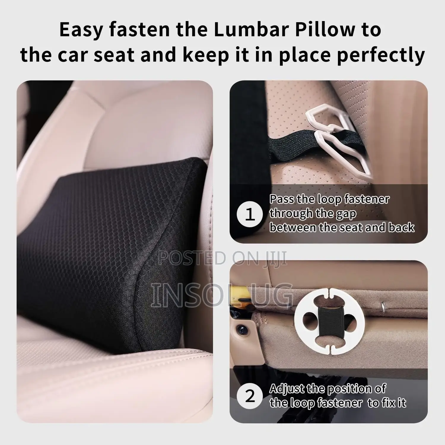 Orthopedic Memory Foam Lumbar Support For Posture
