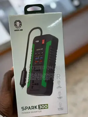 Premium Green Lion Spark 300 Power Inverter.