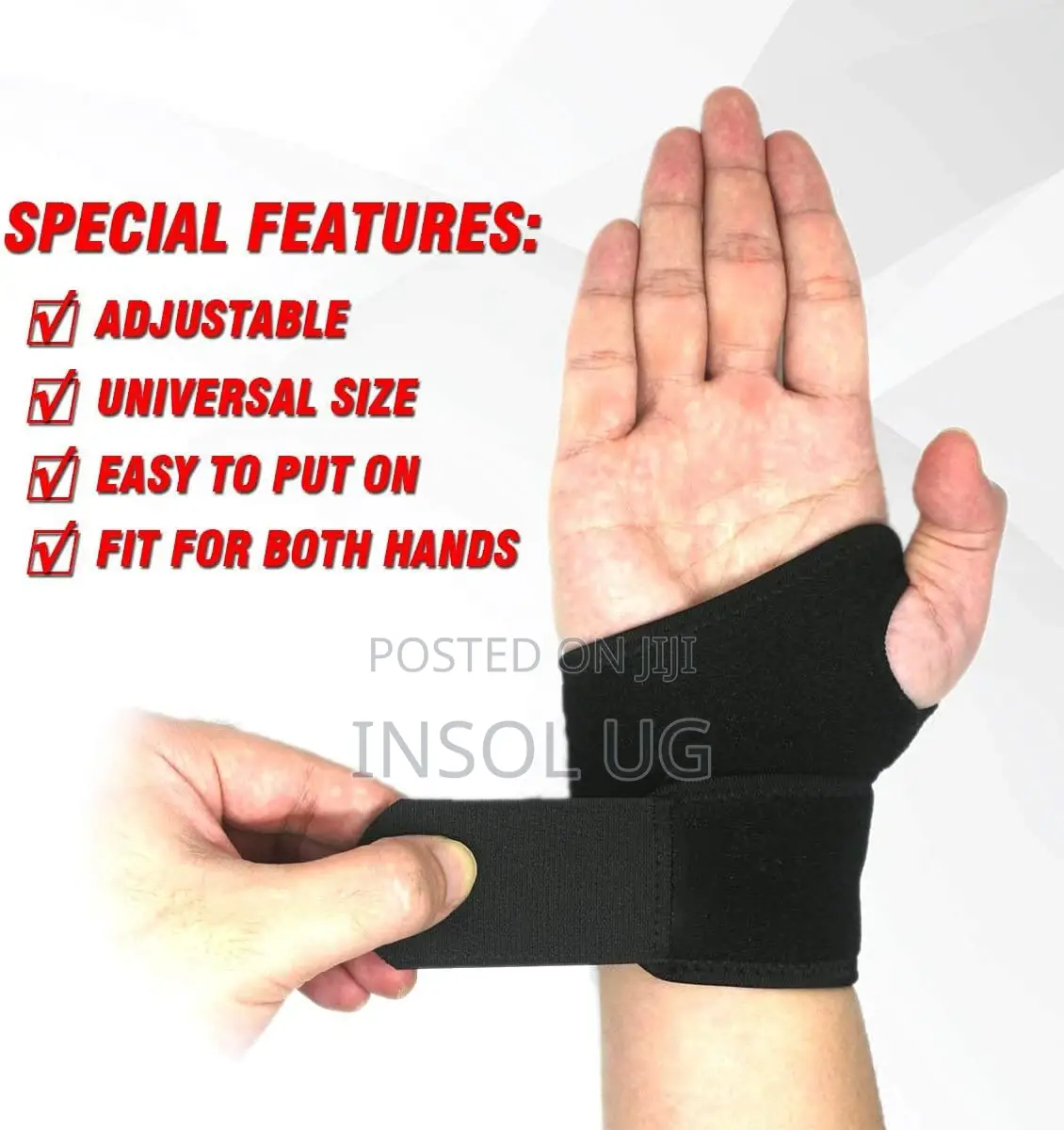 Wrist Support For Sports And Carpel Tunnel Syndrome