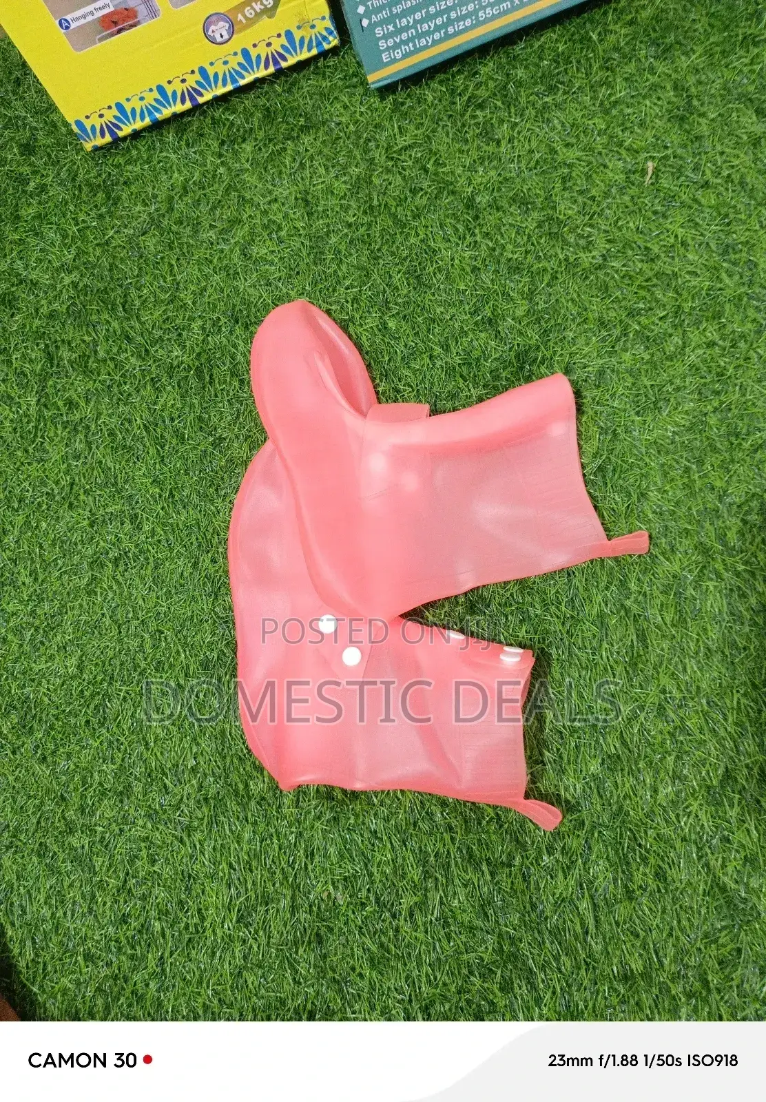 Waterproof Rain Shoe Covers, Reusable, Foldable Boots