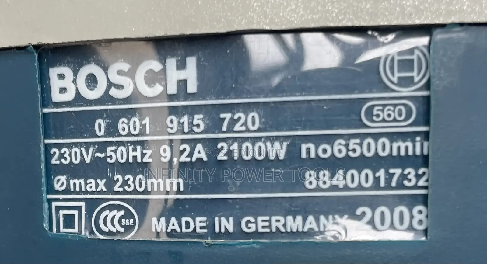 Angle Grinder(Bosch) 9”