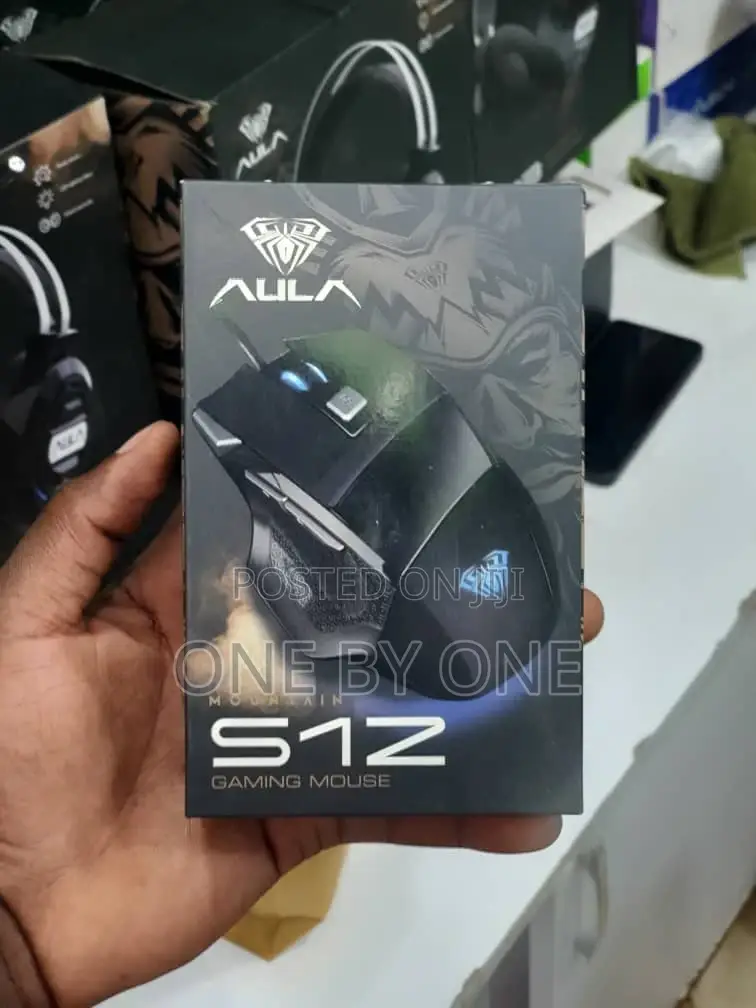 AULA S12 Wired Gaming Mouse With Side Button