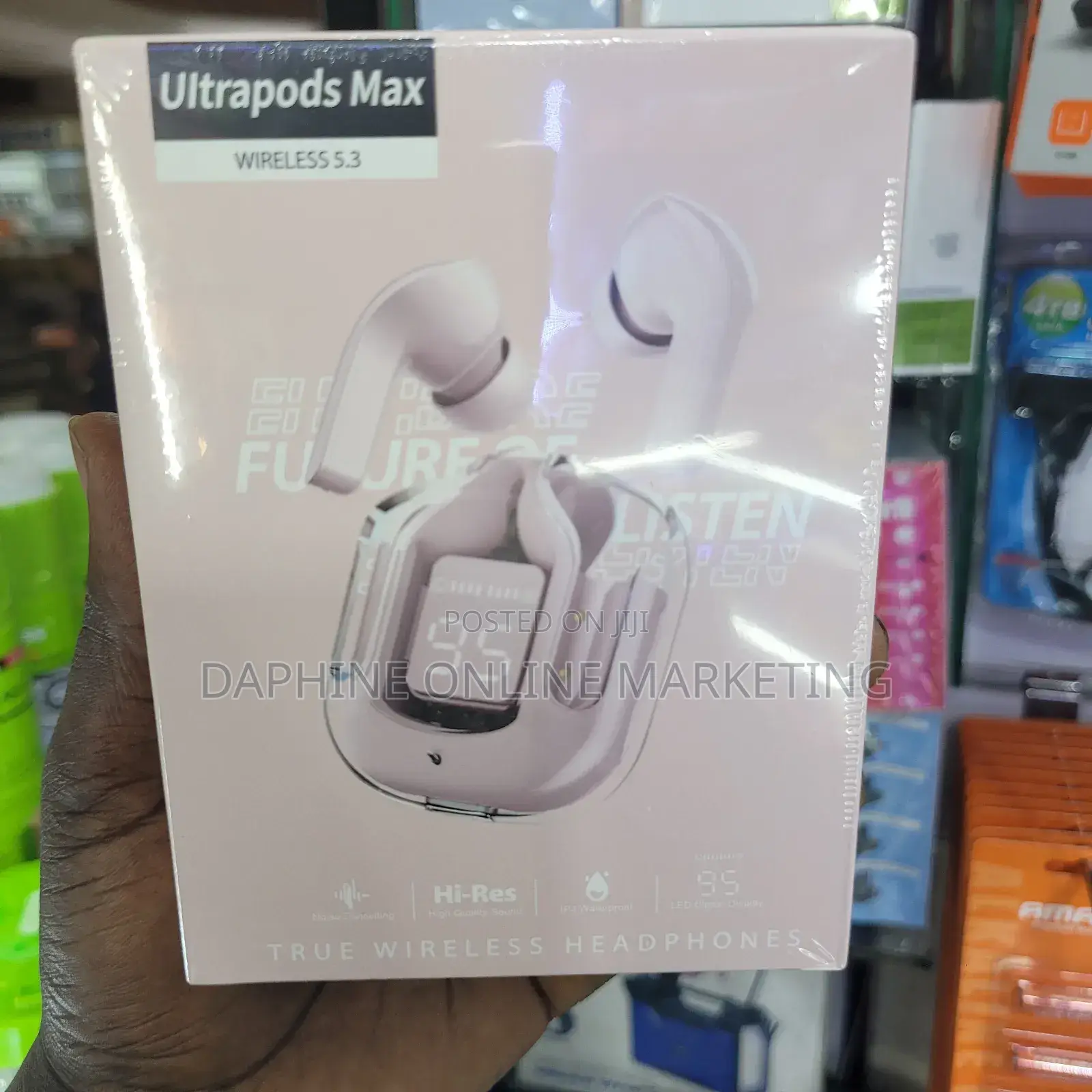 Ultra Pods Max Wireless/ Pure Bass Air Pods Max With LED