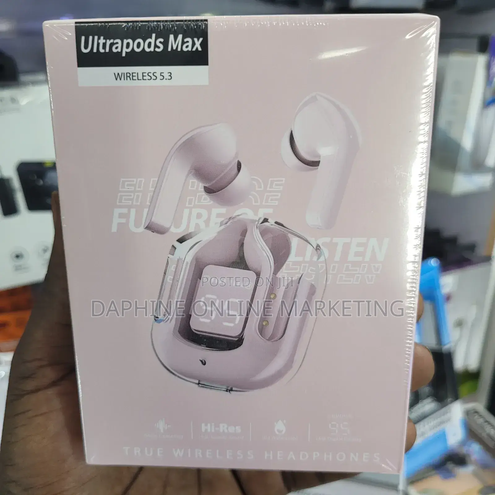 Ultra Pods Max Wireless/ Pure Bass Air Pods Max With LED