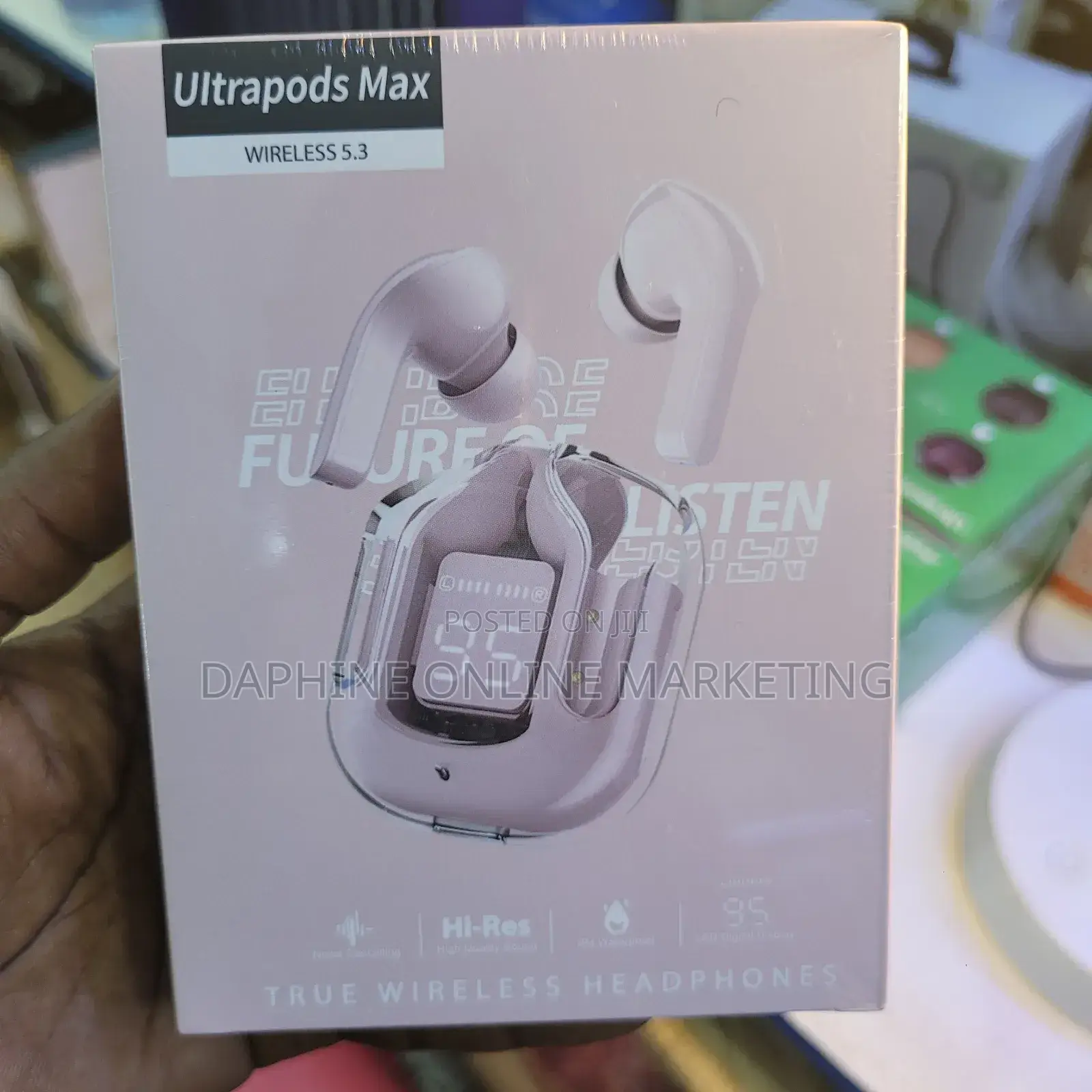 Ultra Pods Max Wireless/ Pure Bass Air Pods Max With LED