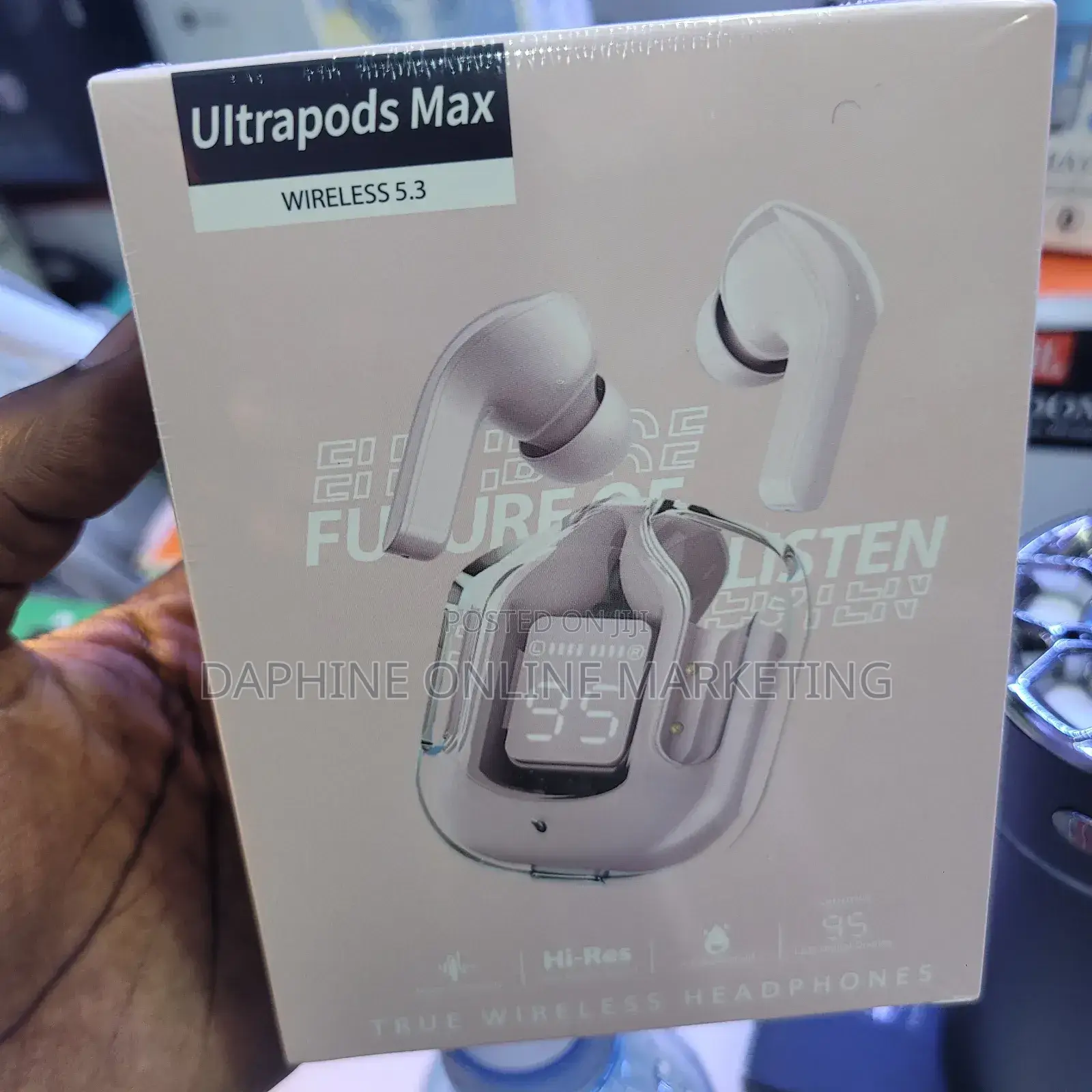 Ultra Pods Max Wireless/ Pure Bass Air Pods Max With LED