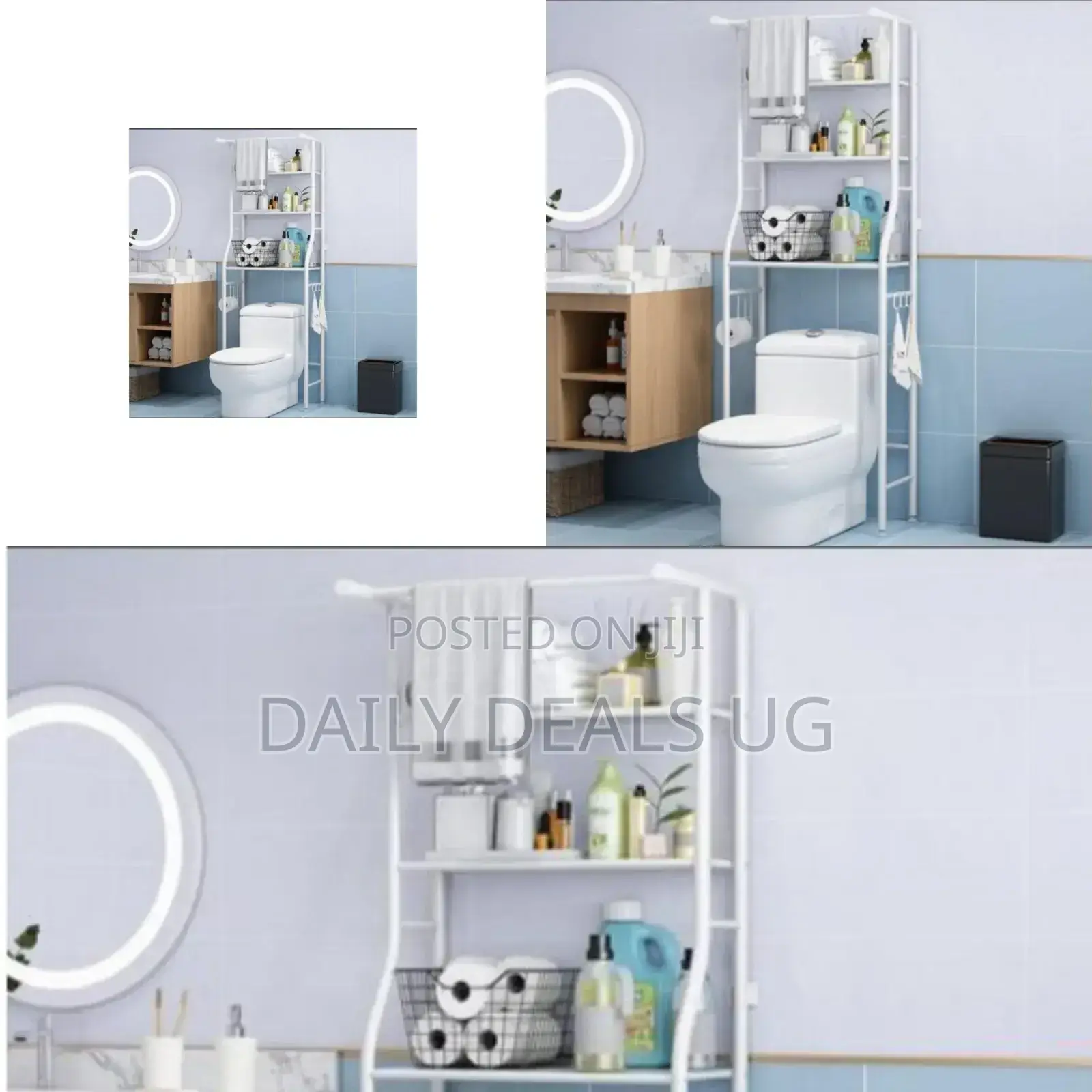 Metallic Toilet Rack