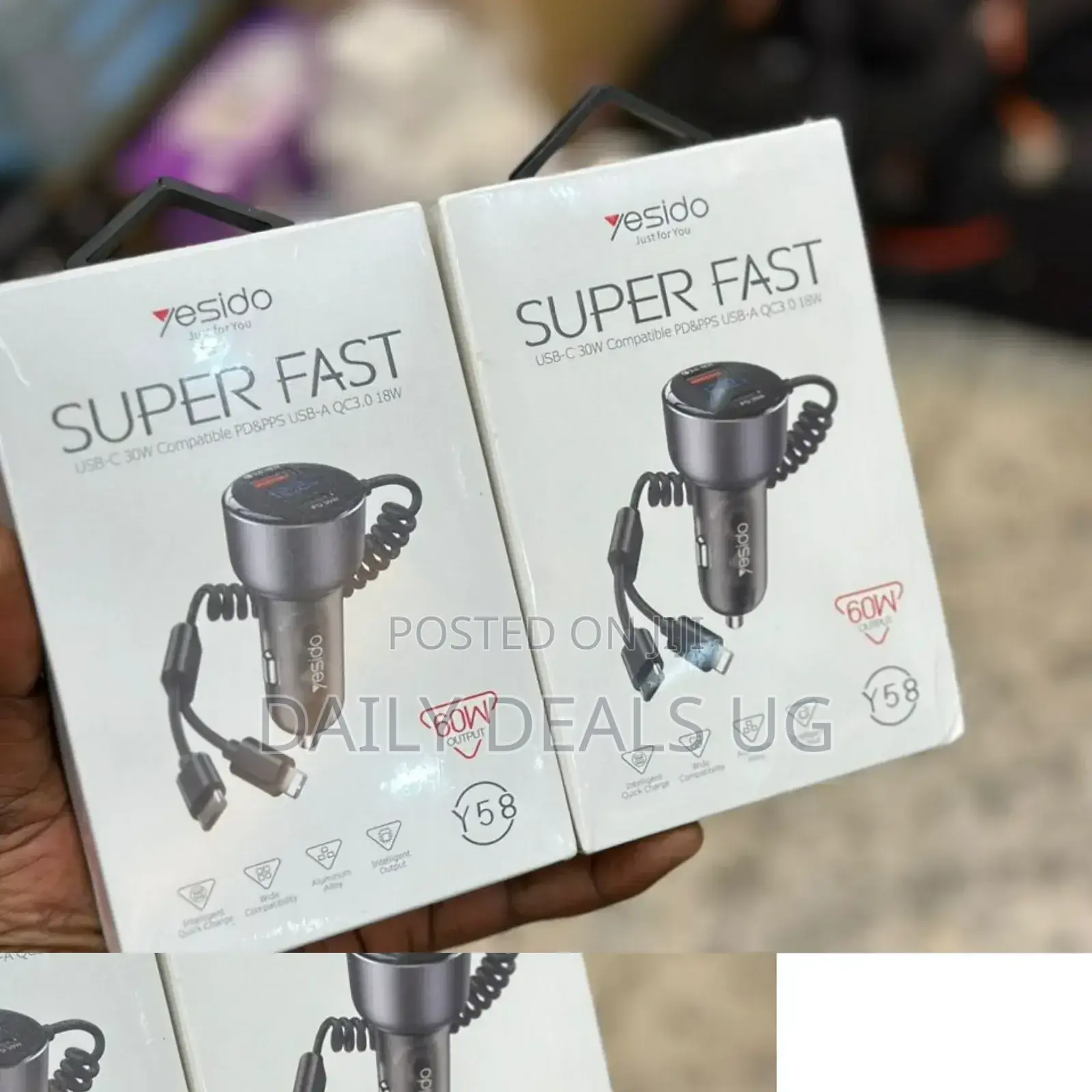 Portable Fast Car Charger
