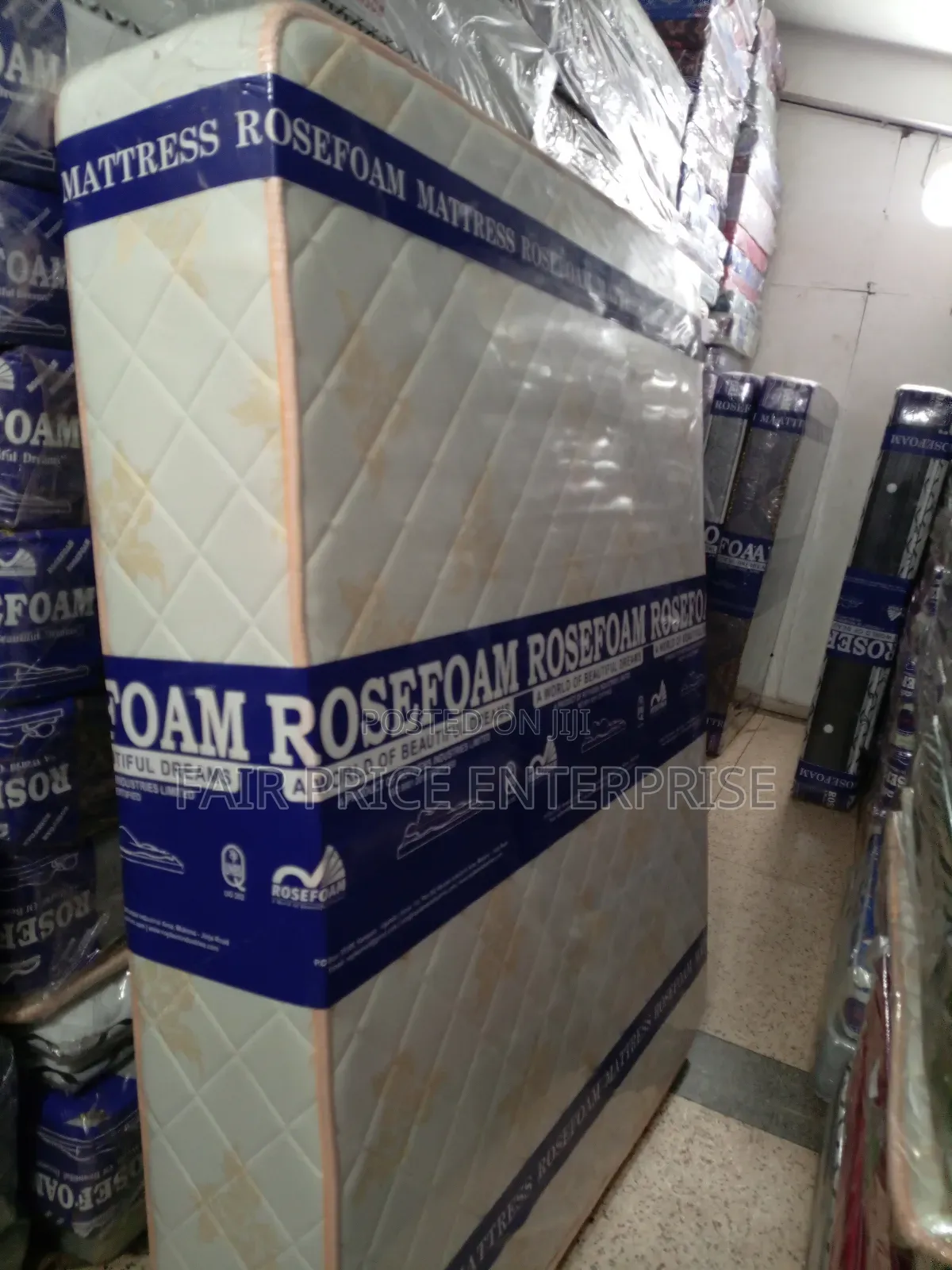 Mattress Premium Smart 6x6 By12 Inches High Density Rosefoam