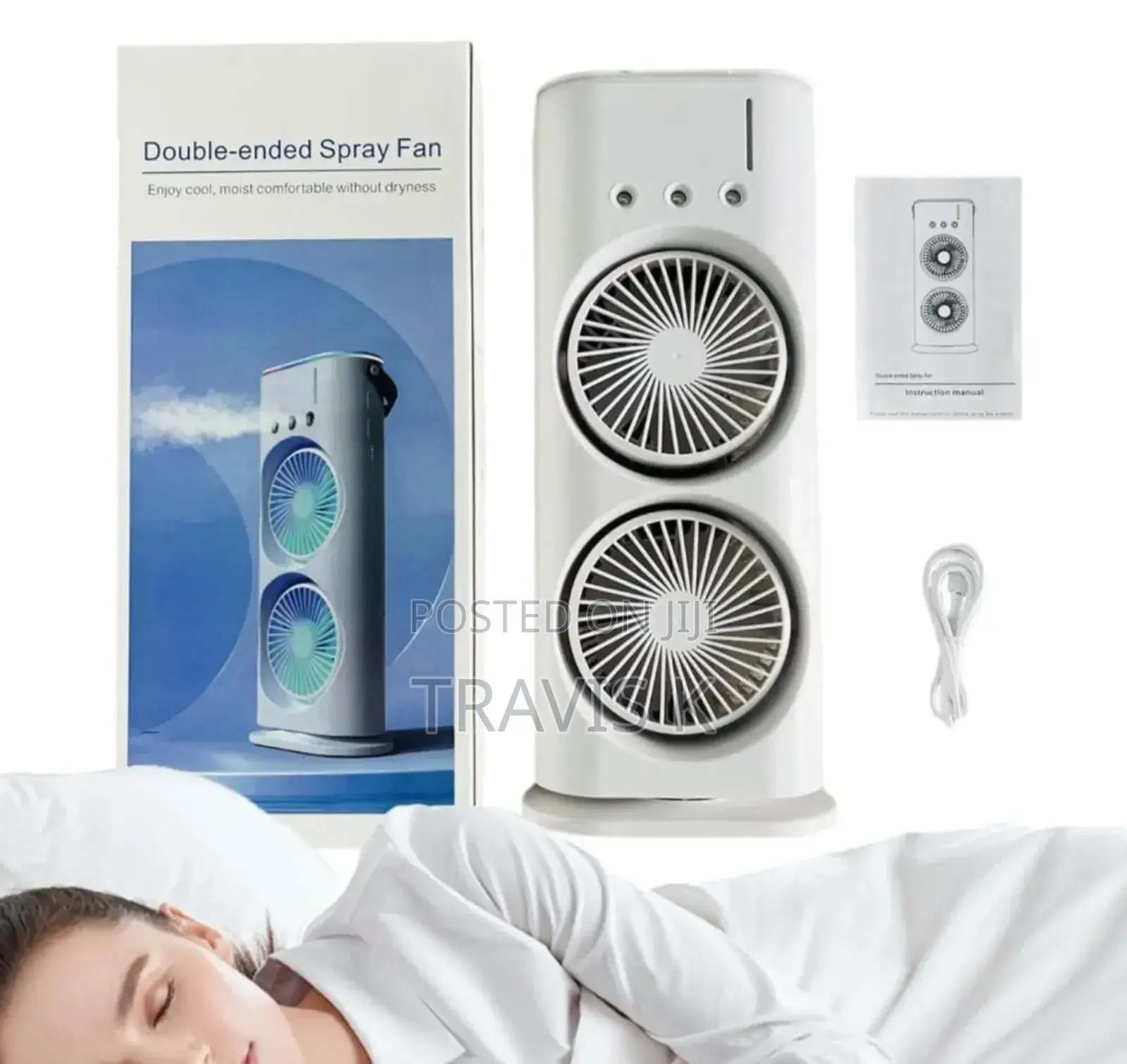 Double Spray Air Cooler Fan