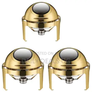 Gold Round Chef's Dishes