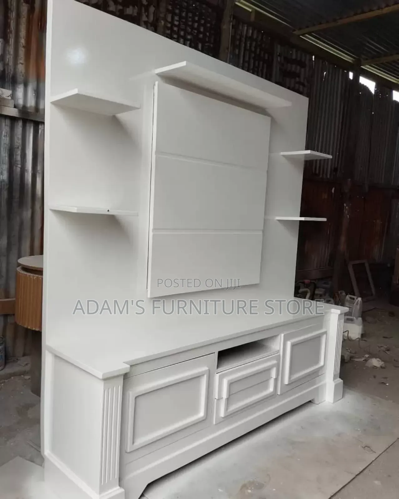 Wall Mount Tv Stand White