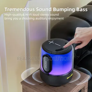 AWEI Phantom Bluetooth Waterproof Subwoofer RGB Speaker 60W