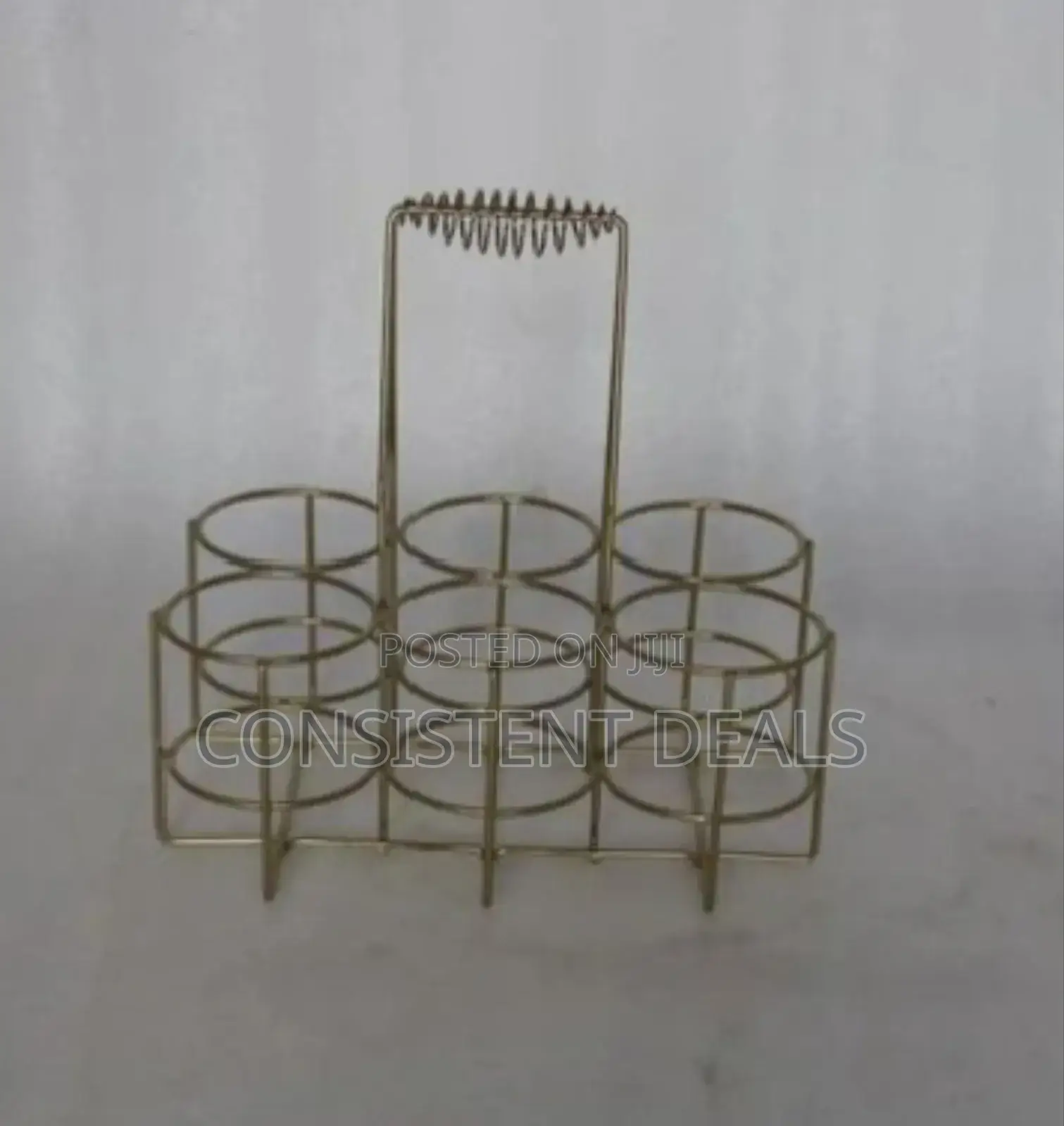 Stainless Steel 6 Bottle Holder