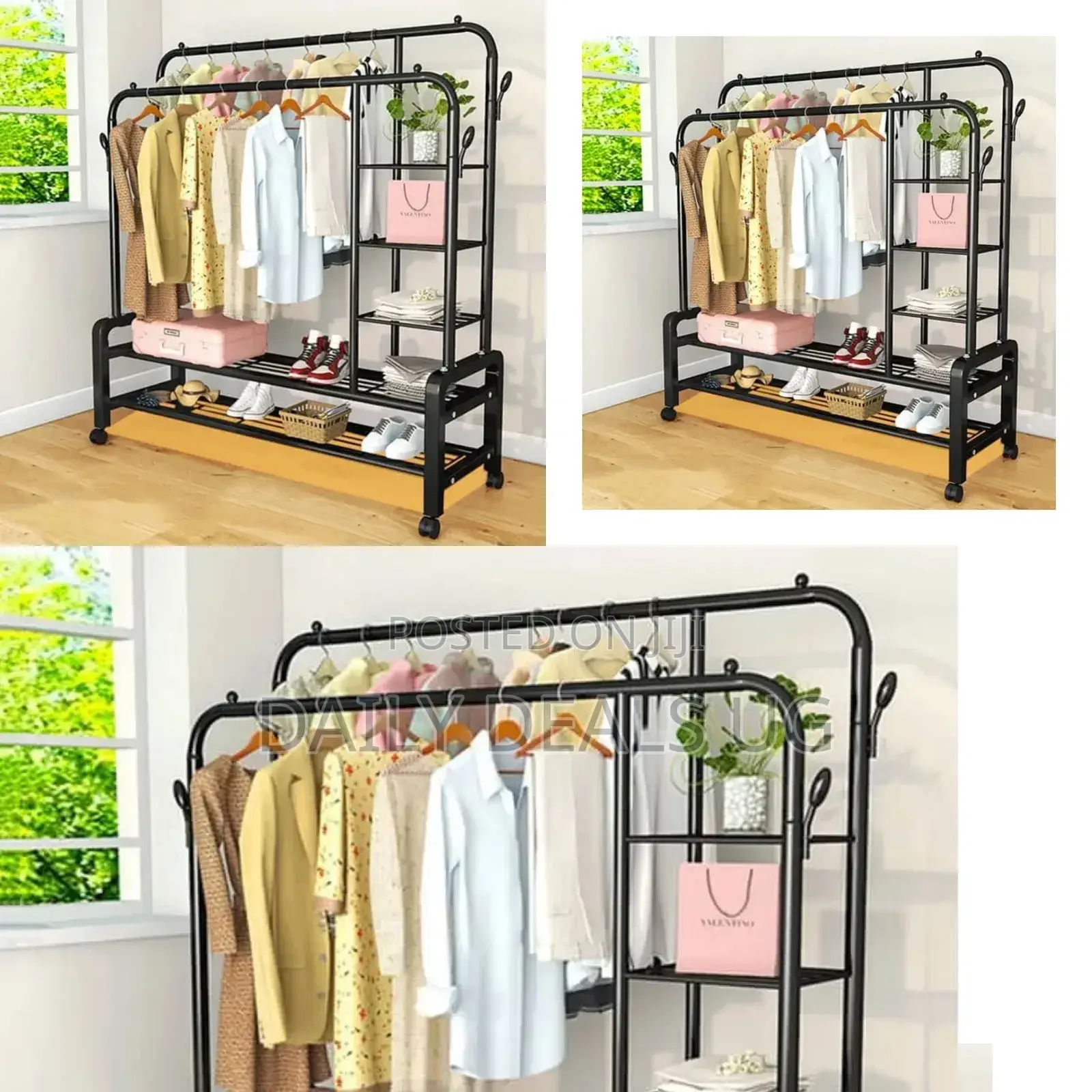 Aluminum Clothe Rack Organizer