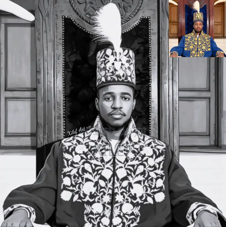 King Oyo's Art Wall Portrait — Let's Draw Yours Too