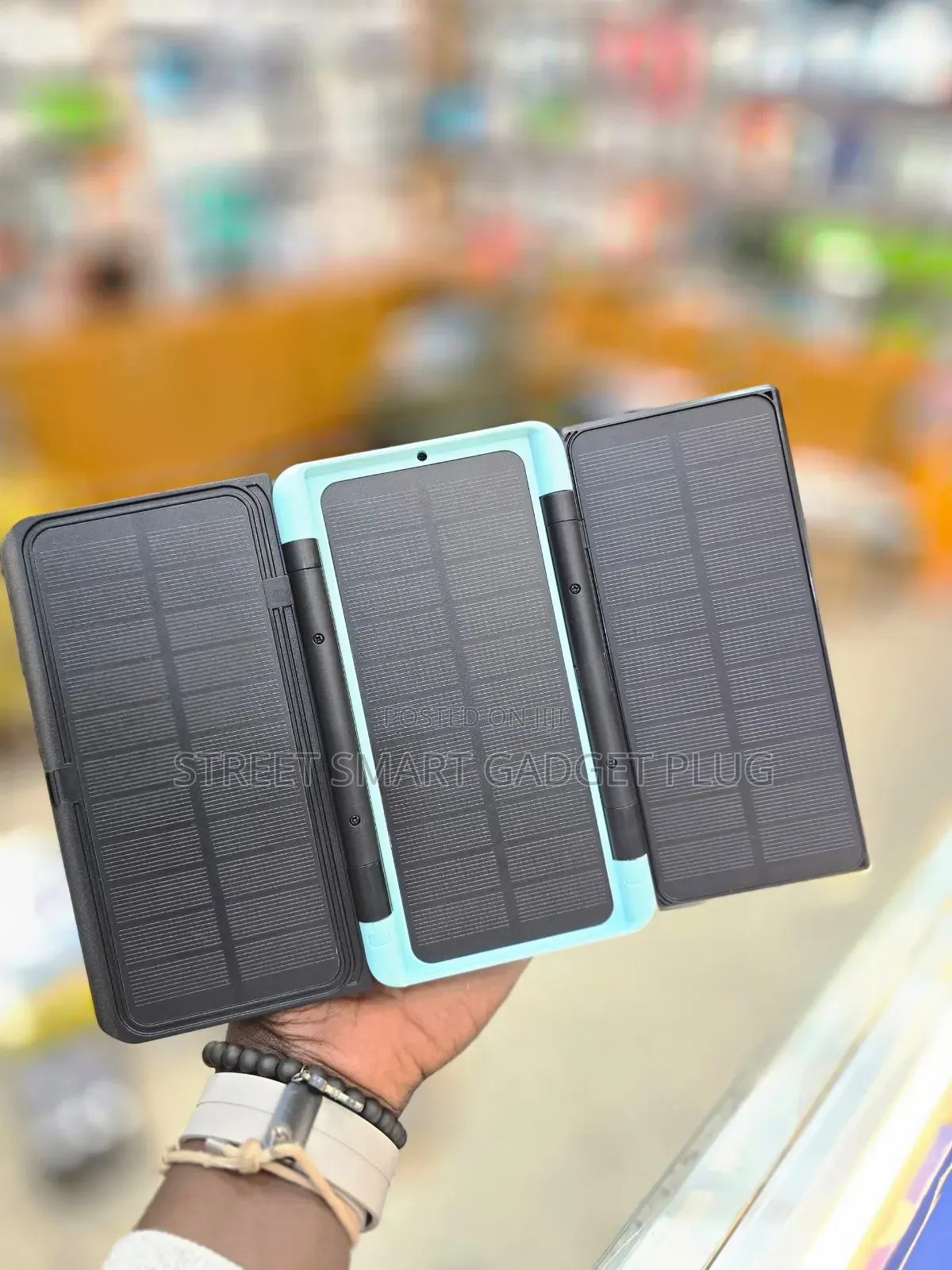 Powerology PP070 (16000mah) Solar Multi Cable Power Bank