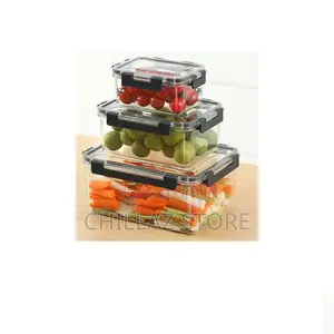 3 PCS Acrylic Food Storage Containers.