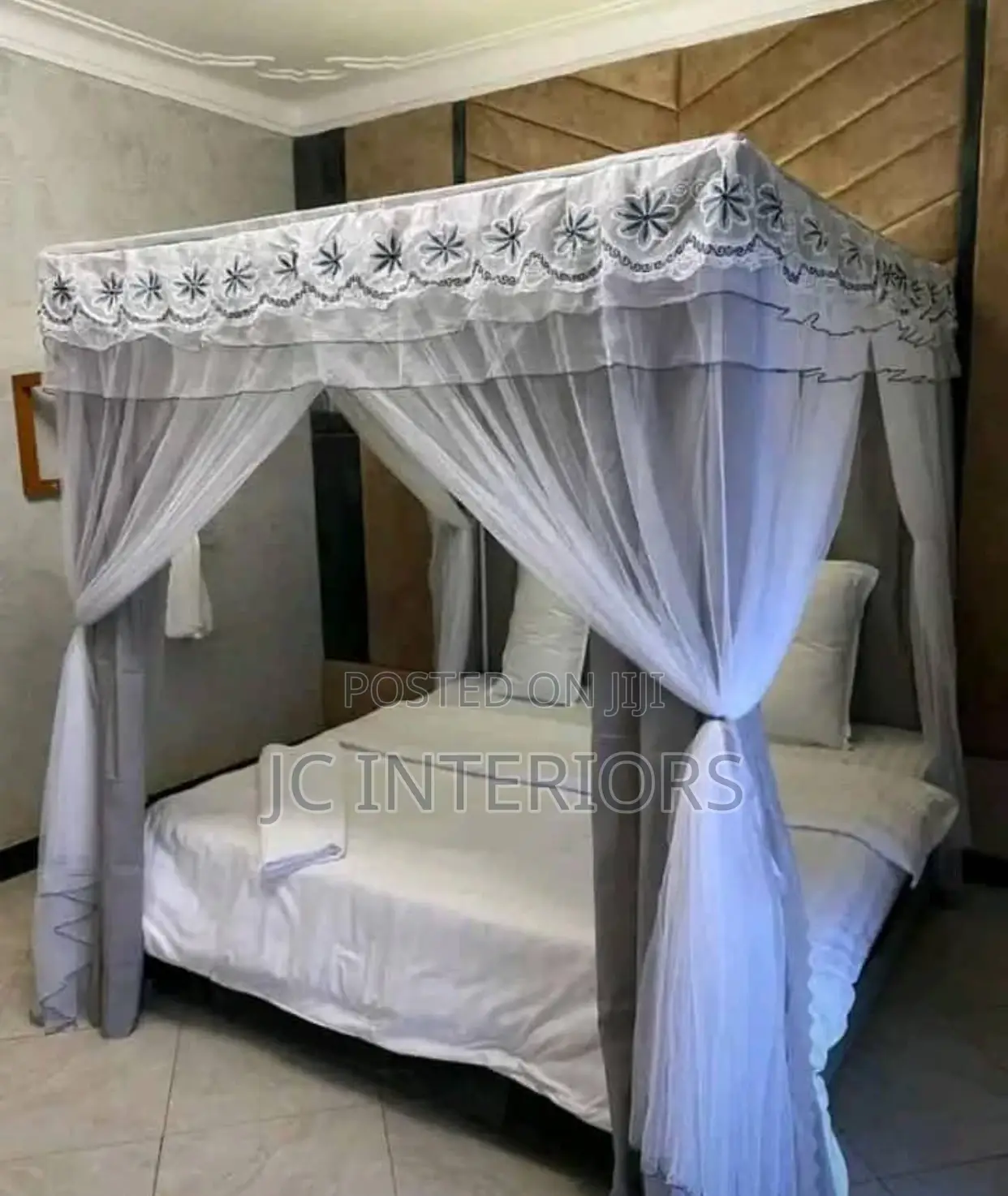 Grey Curtain Nets