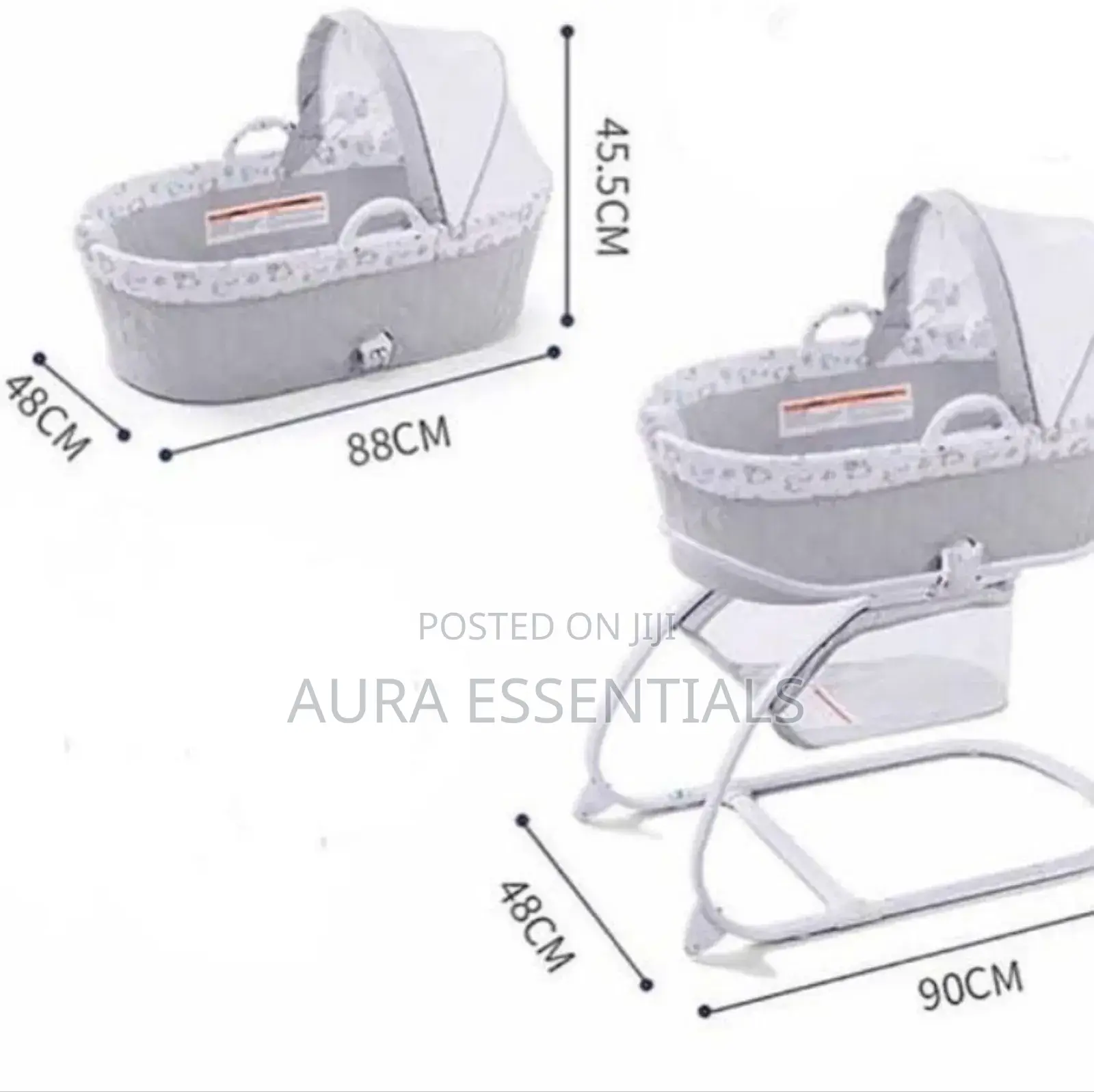 2 in 1 Deluxe Moses Bassinet