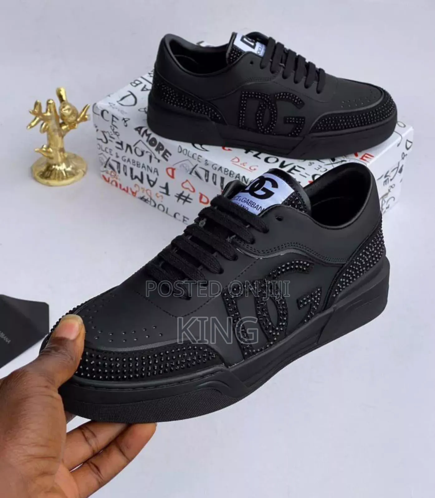 Dolce and Gabbana Rom Black D G