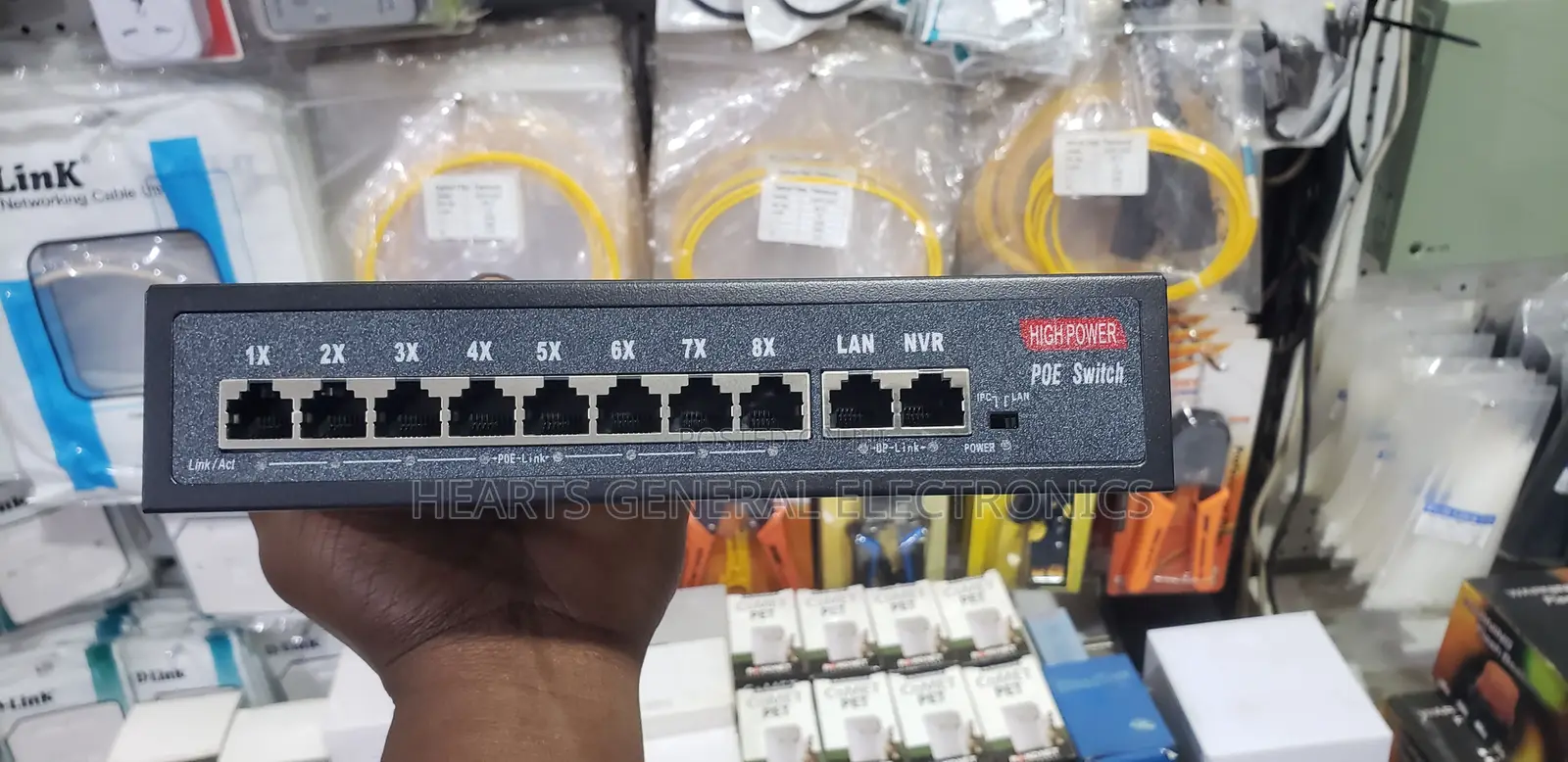 24v Poe Switch ( 8 Poe Ports and 2 Uplinks )