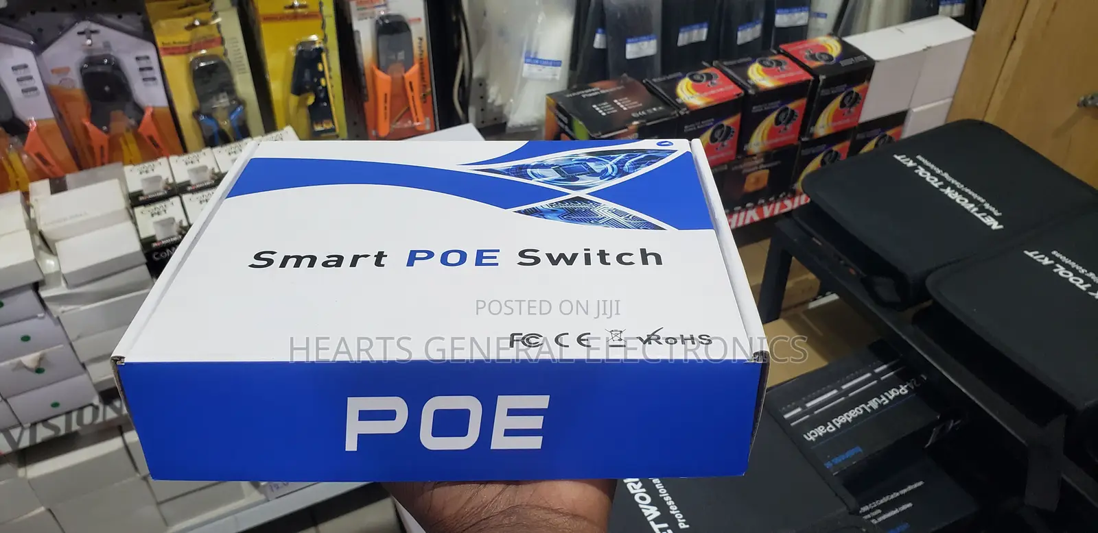 24v Poe Switch ( 4 Poe Ports and 2 Uplinks )