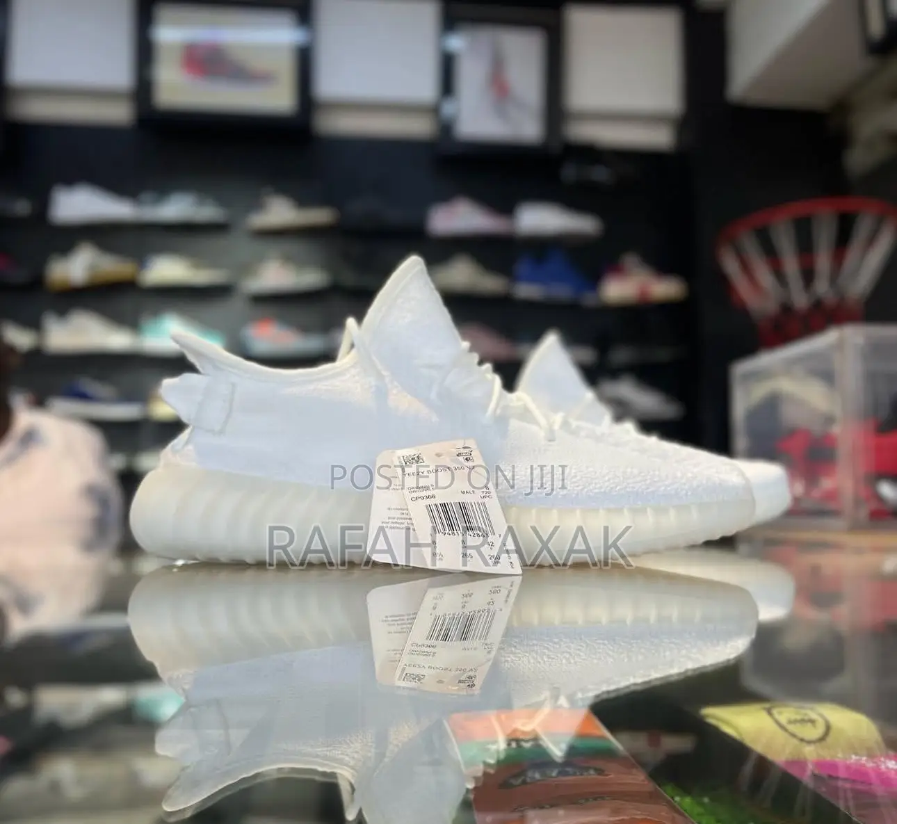 Original White Adidas Yeezy Boost 350 V2 Sneakers