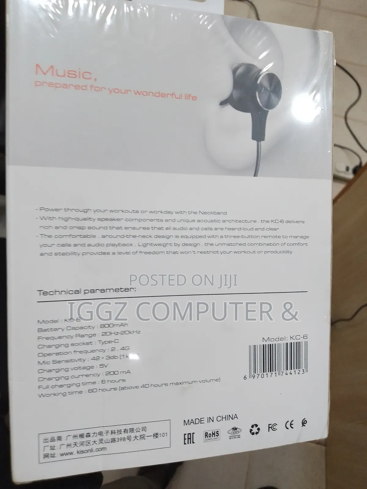 Kisonli Neck Band Ear Buds