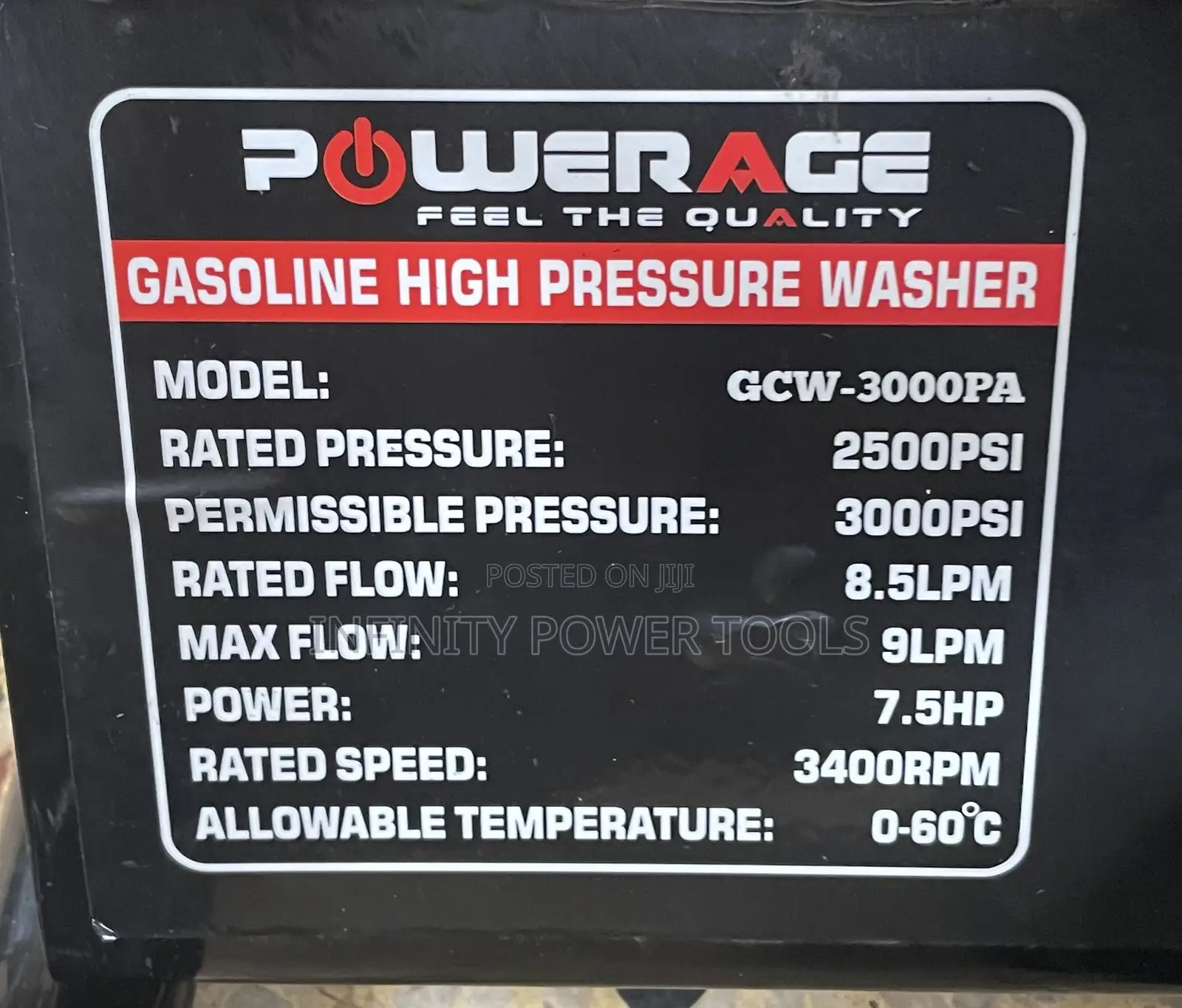 High Pressure Washer(Powerage)