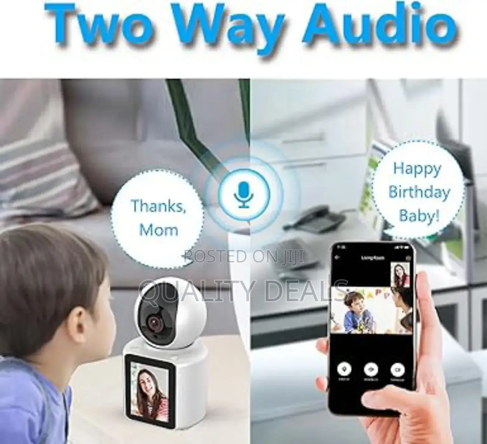 2 Way Video Calling Camera With Monitoring Motion Track